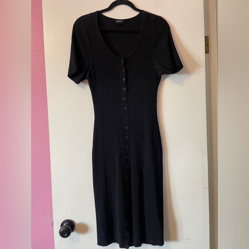 Torrid Ribbed Bodycon dress.